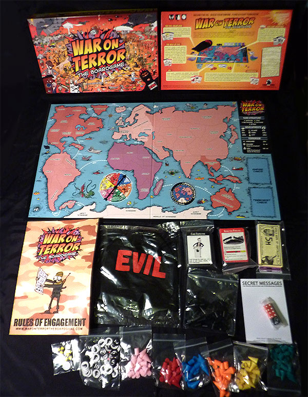 Everything that comes in the box of the all new war on terror