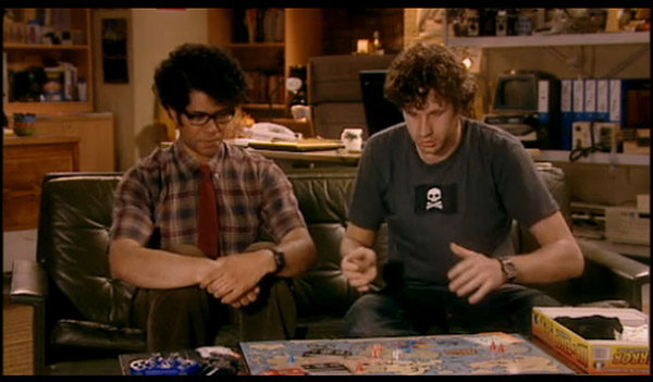 Moss and Roy play War on Terror the boardgame on the I.T. Crowd