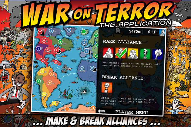 War on Terror app - screenshot